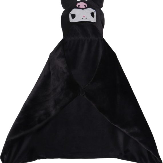 Anime Hooded Cape Cloak Wearable Blanket Hoodie Winter Warm Shawl Mantle Flannel Pajamas