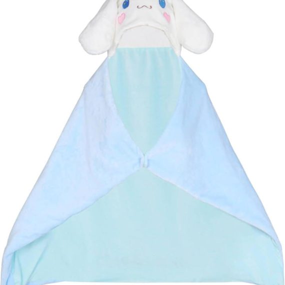 Anime Hooded Cape Cloak Wearable Blanket Hoodie Winter Warm Shawl Mantle Flannel Pajamas