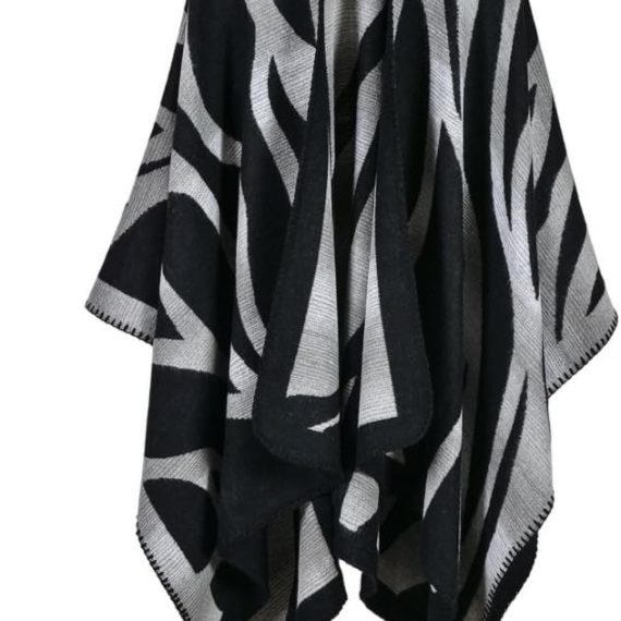Women's Winter Wrap Blanket Poncho Cape Shawl Cardigans