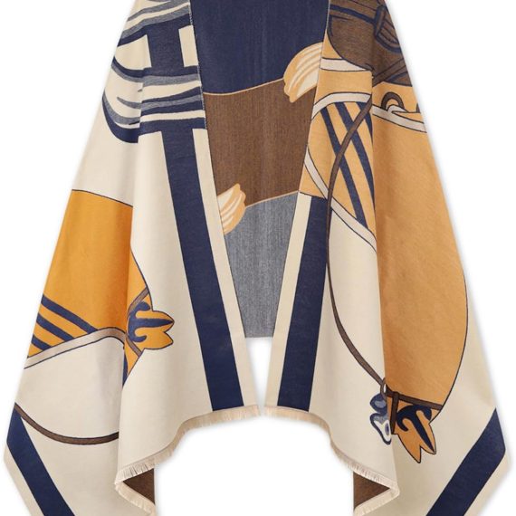 Scarfs for Women Pashmina Silky Shawl Wrap for Evening Dressing Blanket Open Front Poncho Cape