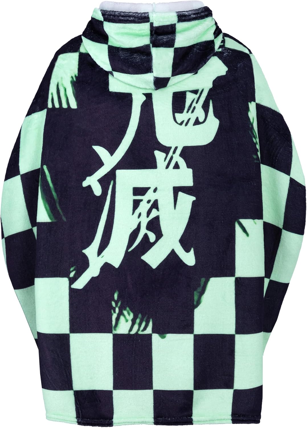 Wearable Blanket Hoodie, Anime Cosplay Fleece Cloak Cape Shawl Warm Cozy Soft Pajamas Unisex, 100 * 160 cm - Image 2